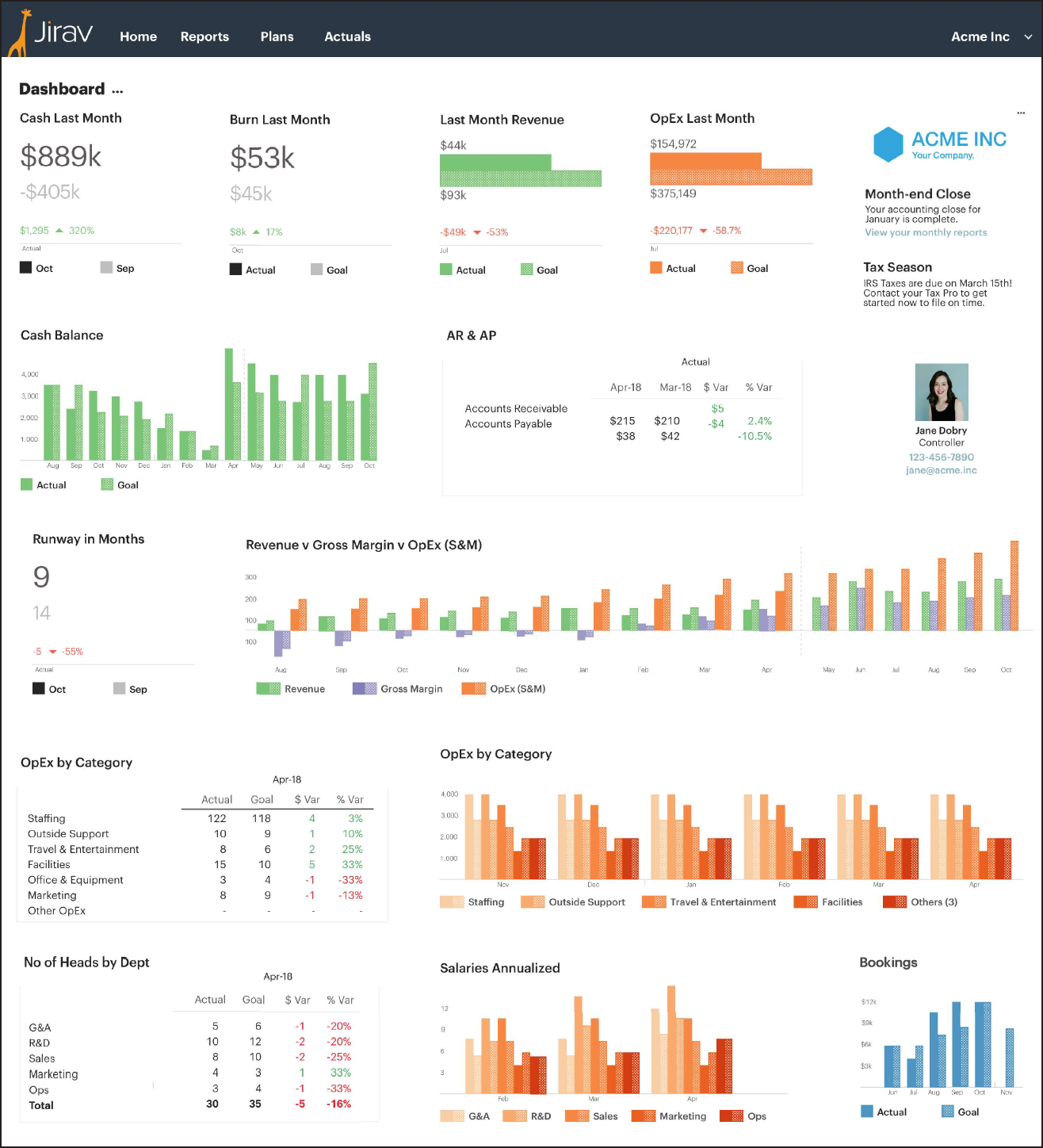 Jirav Dashboard High Res Photo for Receipt Bank